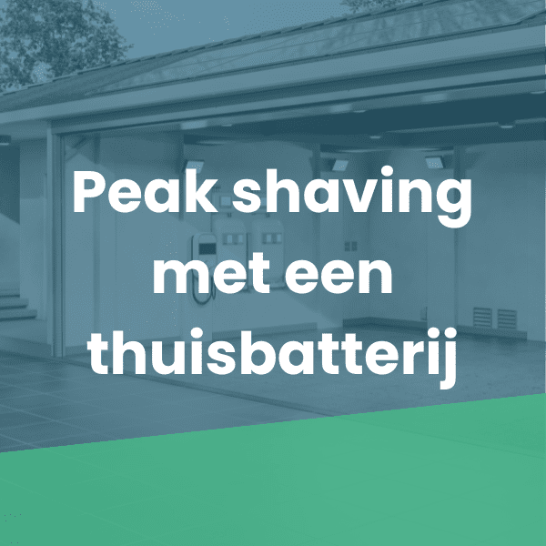 Peak shaving met een thuisbatterij 2