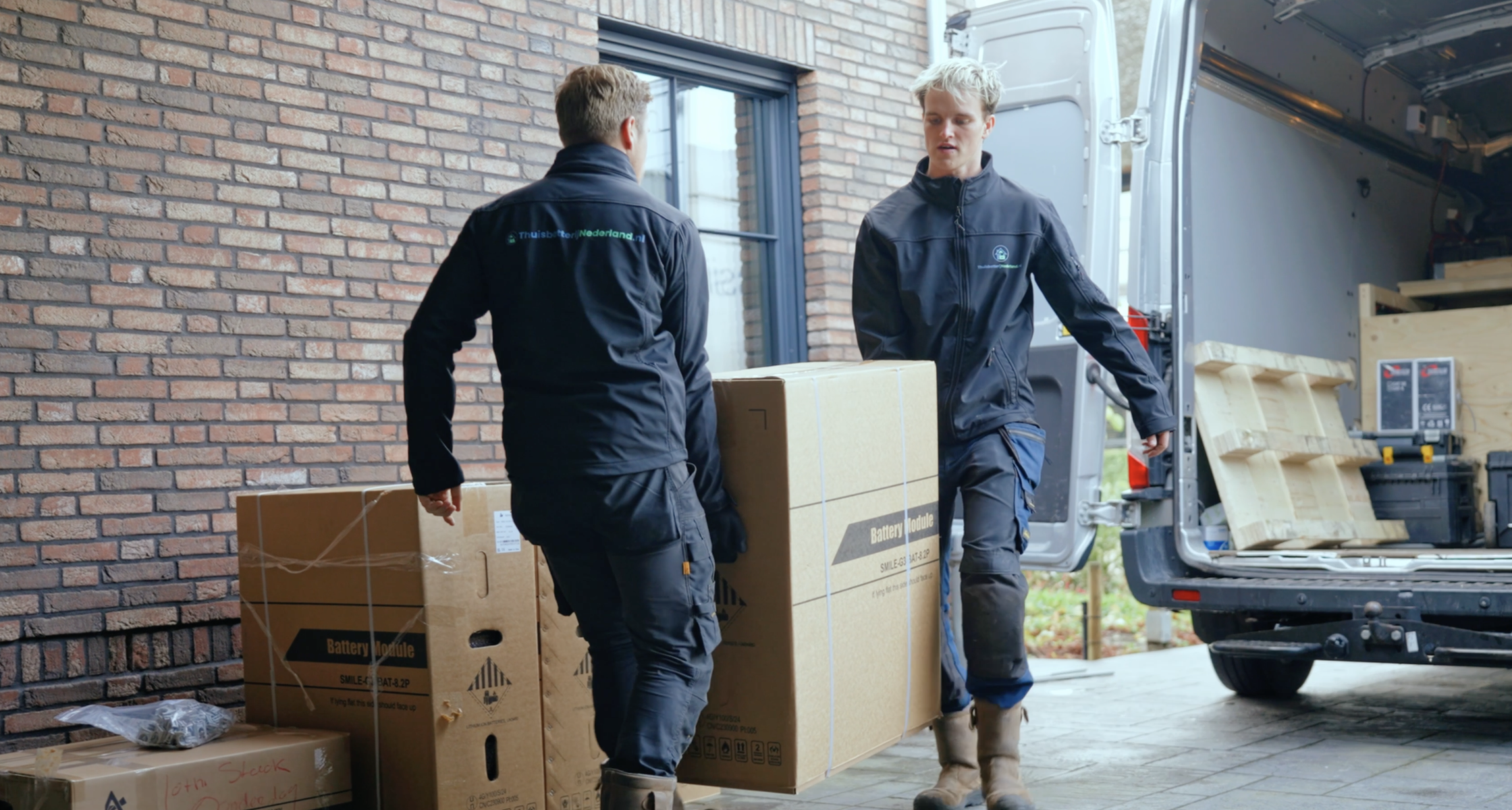 pylontech thuisbatterij installatie